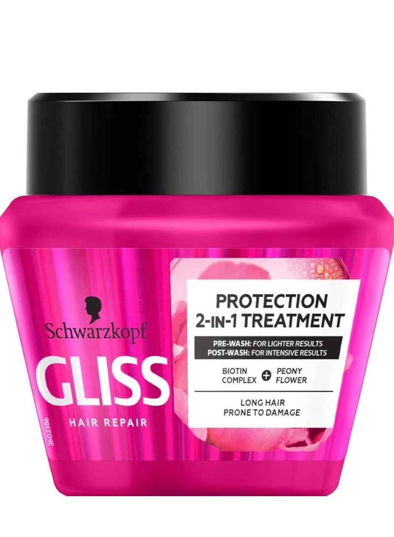 Schwarzkopf Gliss Schwarzkopf Mask Kur Hair Repair Supreme Length Conditioner 300ml