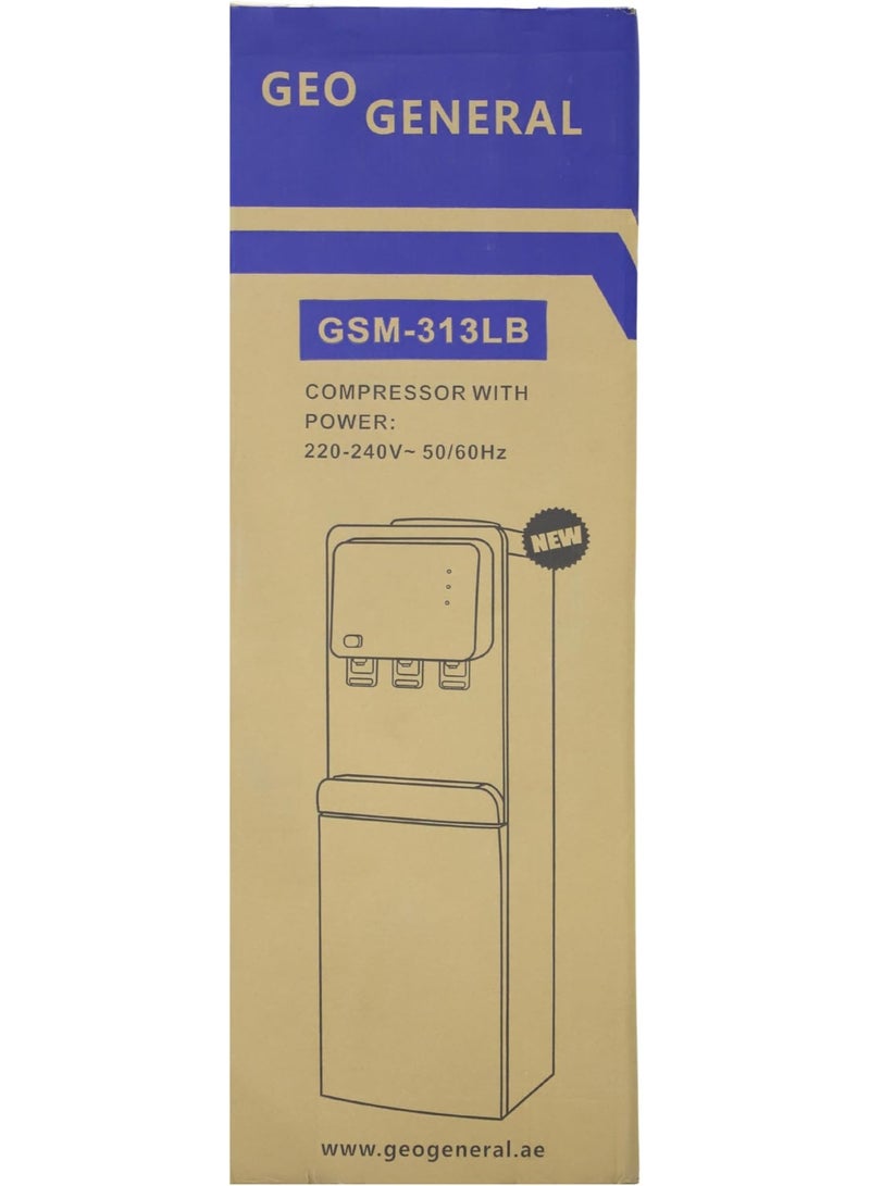 GEO GENERAL GEO GENERAL GSM-313LB Water Dispenser – 2 Taps, Hot & Cold Water, Fast Heating & Cooling, Sleek Black Finish - Image 3