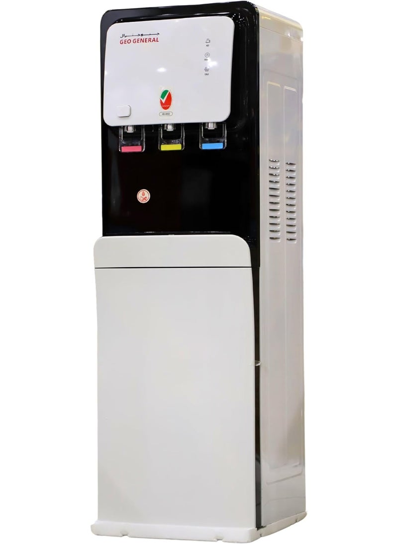 GEO GENERAL GEO GENERAL GSM-313LB Water Dispenser – 2 Taps, Hot & Cold Water, Fast Heating & Cooling, Sleek Black Finish - Image 2