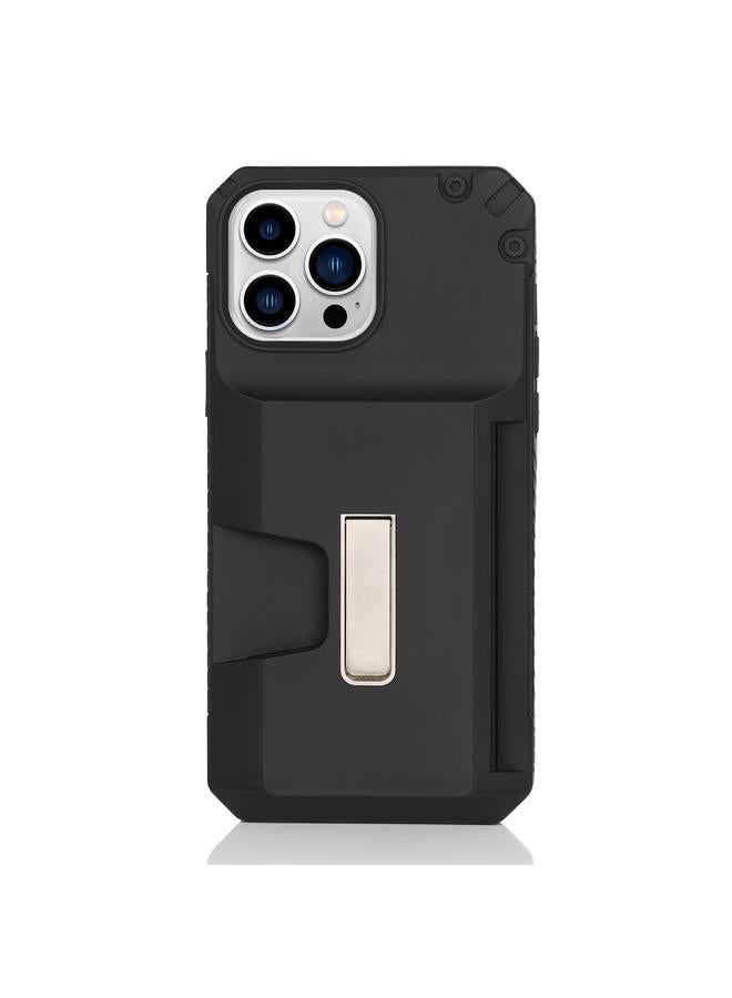 اس-توب حافظة لهاتف iPhone 13 Pro مع حامل بطاقة غير لامع - Image 2