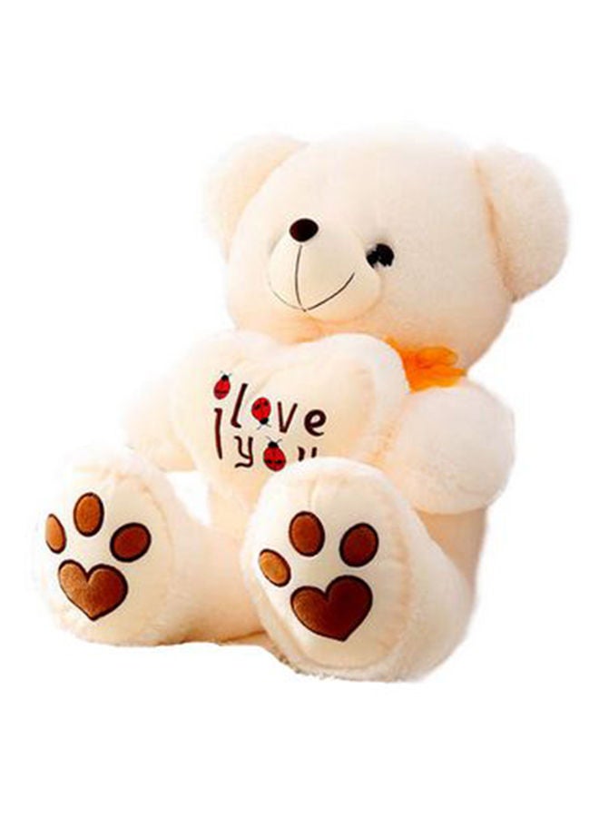 Y&D I Love You Message Printed Stuffed Teddy Bear 37 x 60cm