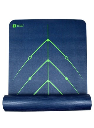 Stance Truly Reversible Yoga Mat with Guide Align - 5-6mm Thick (Blue Green Without Bag)72x24 Inch - pzsku/Z4F48A71657752AAA8A2FZ/45/_/1730113041/9df29c2d-b3b4-4861-bc5a-68446dec02f6
