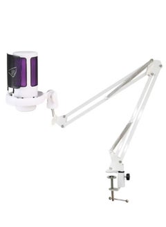 Bukela Spark USB Gaming Microphone , Condenser Mic with Boom Arm for PC PS4/ PS5/ Mac/Phone with Touch Mute, RGB Lighting,Gain knob & for Streaming,Podcasting  - Image 1