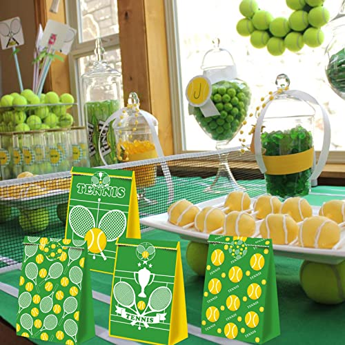 BQK 24 Pcs Tennis Gift Bags - Tennis Theme Party Supplies Decorations & Goodie Bags - Image 2