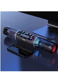 SOAIY Game Computer Speaker Gaming Audio Desktop Bluetooth High Power Subwoofer  - Image 3