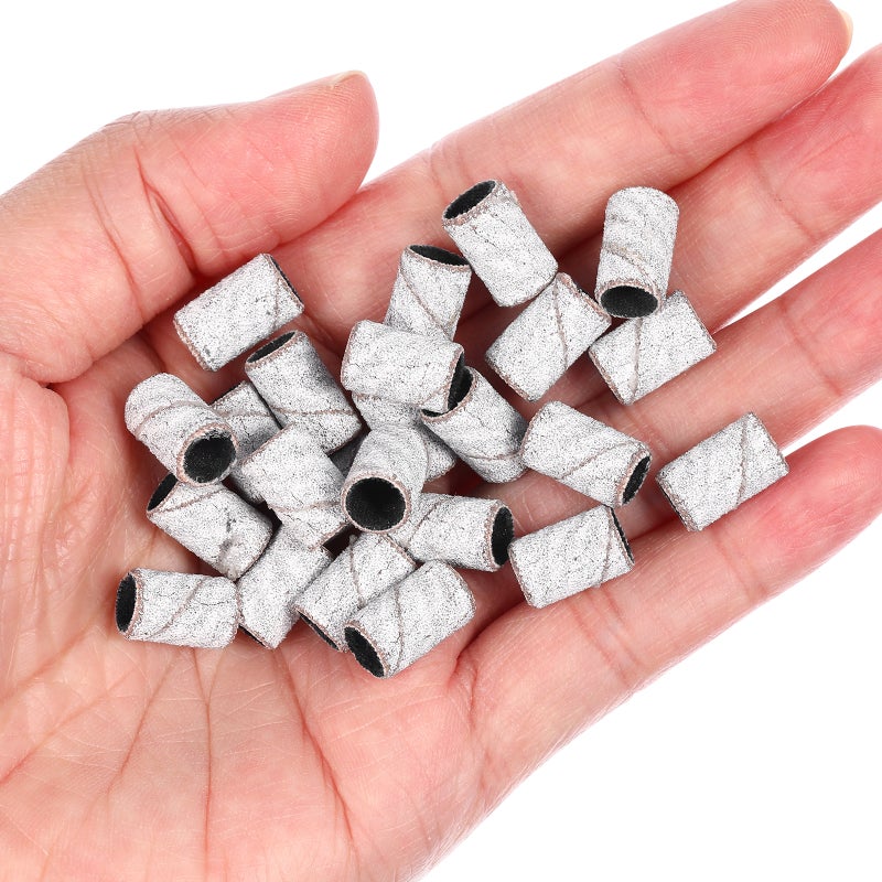 100 Pcs Nail Sanding Bands Professional Nail Manicure Tools for Nail Drill Bits for Nails - Image 3