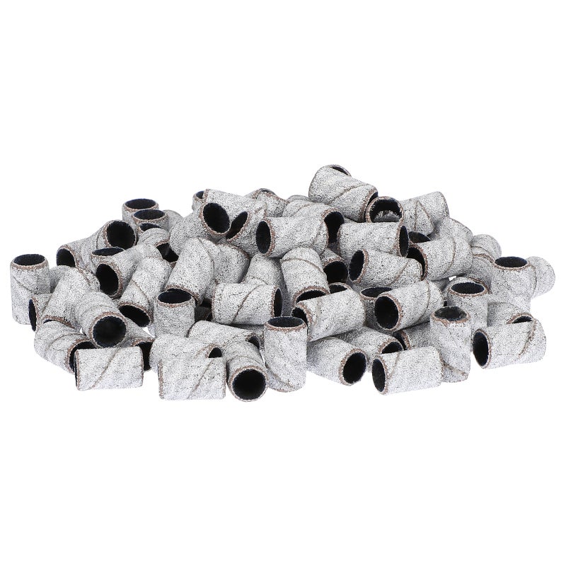 100 Pcs Nail Sanding Bands Professional Nail Manicure Tools for Nail Drill Bits for Nails - Image 1