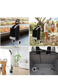 MORANO Morano Shopping Trolley 20 Inch Black  - Image 3