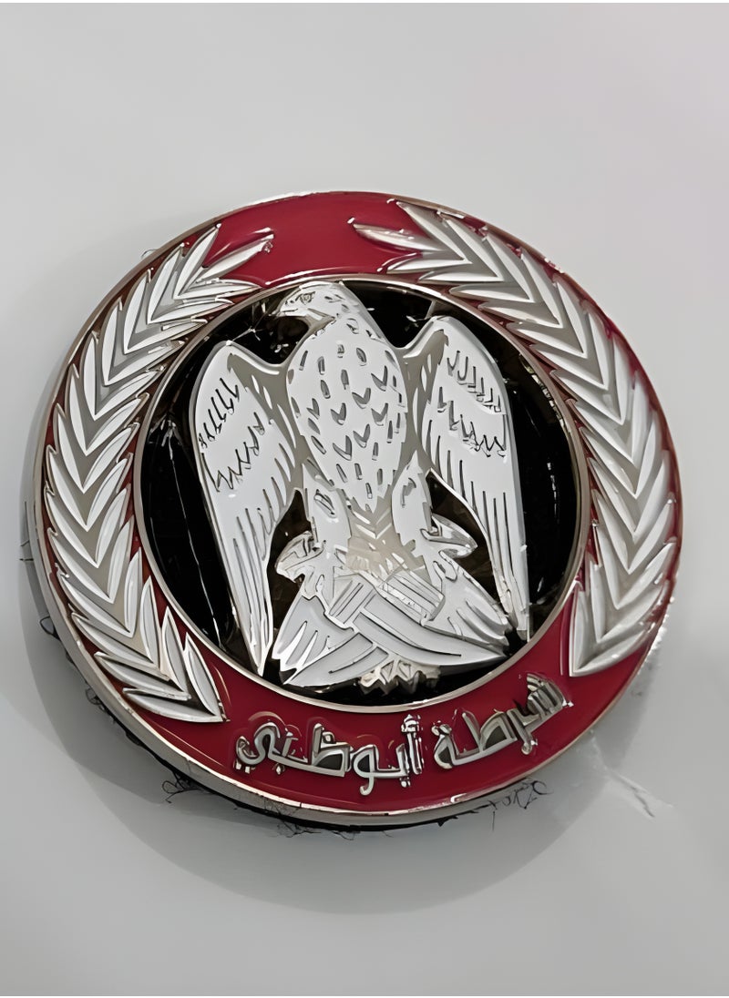 Generic - Abu Dhabi Police Officers Red Badge - Image 1