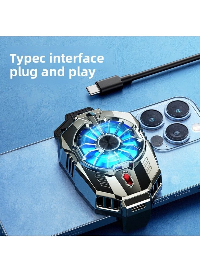 X20 Mobile Phone Radiator Two-gear Adjustable Semiconductor Refrigeration Cooling Heat Dissipation Gift Advantage Low Price Impulse-Color:X20 Silver Plating - Image 3