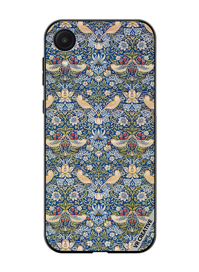 Protective Case Cover For Samsung Galaxy A03 Core Splash Flower Design Multicolour