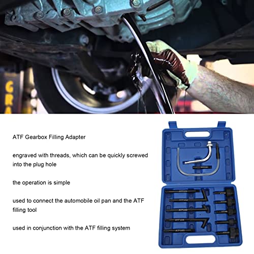 YOSOO Transmission Fluid Fill Adapter Kit,13 Pcs ATF Gearbox Filling Adapter Carbon Steel Transmission Oil Refill Fluid Pump Refilling Connector Tool - Image 3