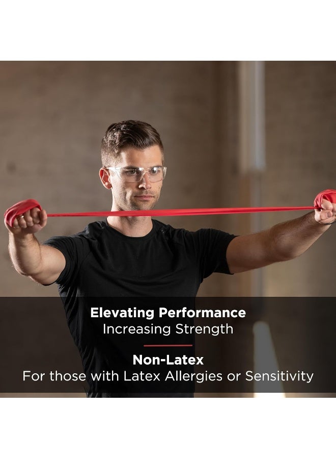 TheraBand (OLD Version) - TheraBand Resistance Bands Set, Professional Non-Latex Elastic Band For Upper & Lower Body Exercise, Strength Training without Weights, Physical Therapy, Pilates, Rehab  - Image 2