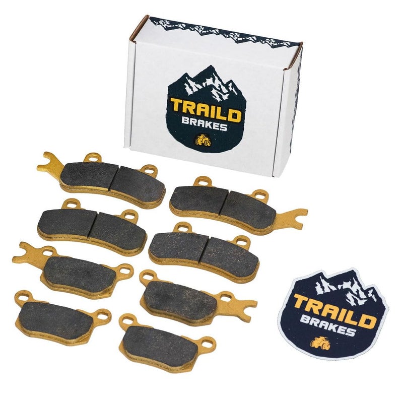 CanAm Defender 3Seater HD7 HD8 HD9 HD10 Ceramic Brake Pad Set 2016 2017 2018 2019 2020 2021 2022 2023 2024