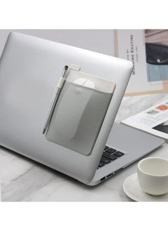 Oasisgalore Portable SSD Hard Drive Sleeve with Reusable Adhesive Black & Sharp Gray  - Image 5