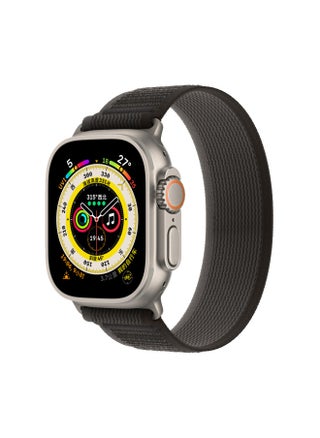 For Apple Watch 10 Wild Trail Loop Strap For Apple Watch Ultra2 Nylon Strap IWatch-Color:1#Black With Gray 49/46/45/44/42 - pzsku/Z4F4934572ADAF8DFF2EEZ/45/1744962774/8f5f292f-a963-4f11-b378-4b765339f8fc