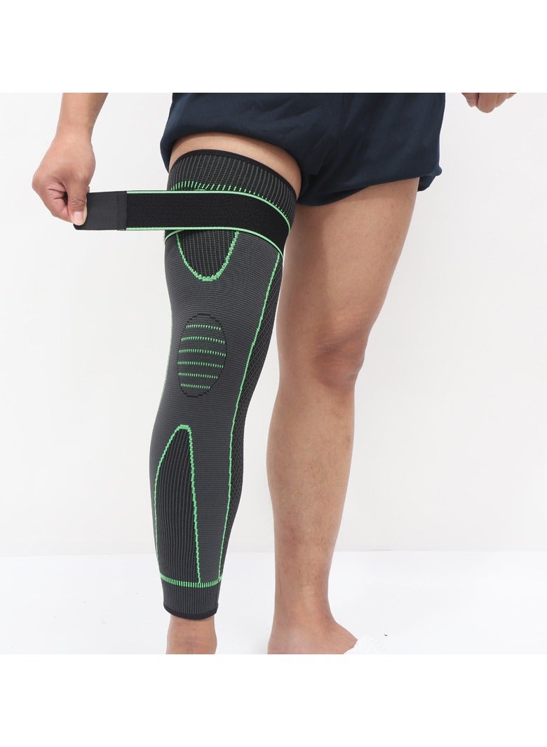 Generic 1 Pair Adjustable Leg Guards Wraps, Knee Braces Sleeves Leg Compression Sleeves for Working Out and Injury Prevention, Protection Shin Guards for Basketball Football Running Trainning - Image 2