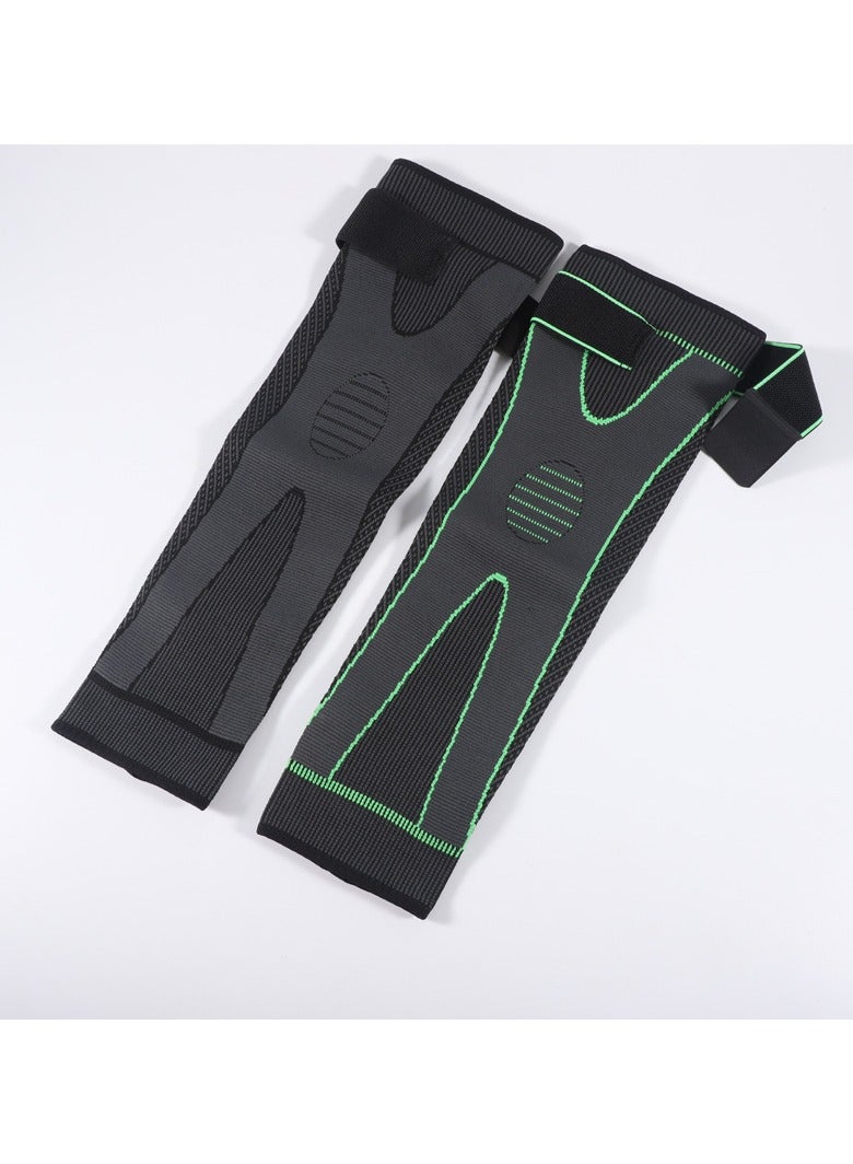 Generic 1 Pair Adjustable Leg Guards Wraps, Knee Braces Sleeves Leg Compression Sleeves for Working Out and Injury Prevention, Protection Shin Guards for Basketball Football Running Trainning - Image 3