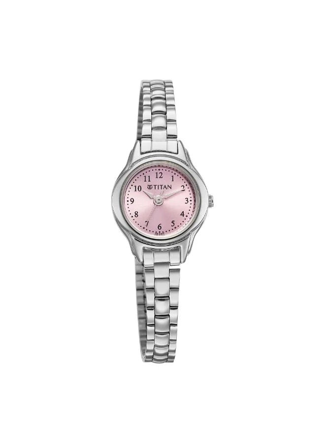 TITAN Women Analog Display Watch With Silver Stainless Steel Strap - 2401SM04