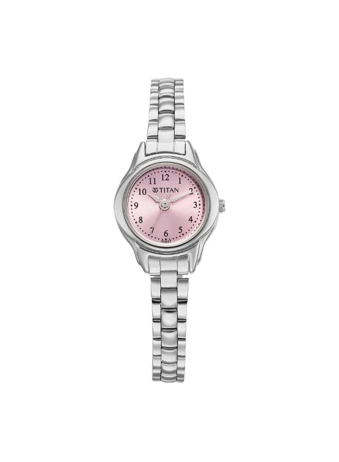 TITAN Women Analog Display Watch With Silver Stainless Steel Strap - 2401SM04