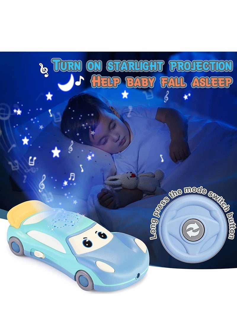 Y&D - Baby Cell Phone Toy for 1 Year Old Boy, Multi-Function Car with Music, Star Projector, Kids Pretend Learn Call Chat, Early Education 2 3 Toddler Girl Boy - Image 1