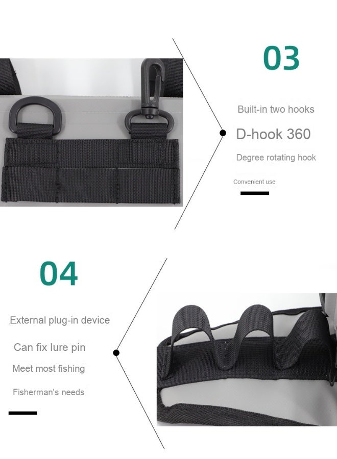 Anna Outdoor Large Capacity Waterproof Foldable Fishing Waist Bag - Image 3