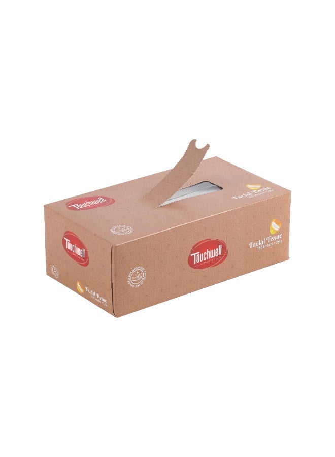Touchwell Tissue Box 150 Sheet each box 2-Ply 5 pcs combo pack facial tissue - Image 5