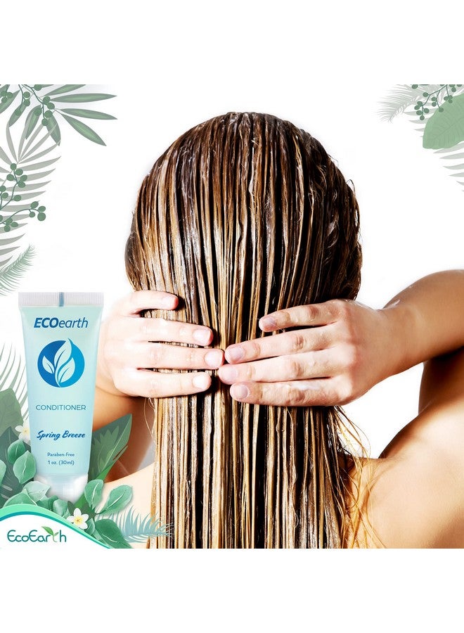 EcoEarth Travel Shampoo and Conditioner Set (1 fl oz, 100 Pieces, Spring Breeze), Delight Your Guests with a Revitalizing and Refreshing Hotel Toiletries and Guest Hospitality in Bulk - Image 3