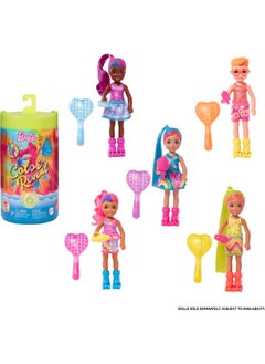 Barbie Color Reveal Small Doll & Accessories Neon Tiedye Series 6 Surprises 1 Chelsea Doll (Styles May Vary)  - Image 2