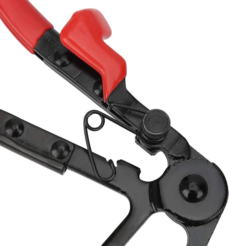 Hose Clamp Pliers, Flexible Bendable Throat Tube Bundle Clamps Tool, Steel Alloy Hand Pliers with Ergonomic Grip for Automotive and HVAC Hose Installation - Image 3