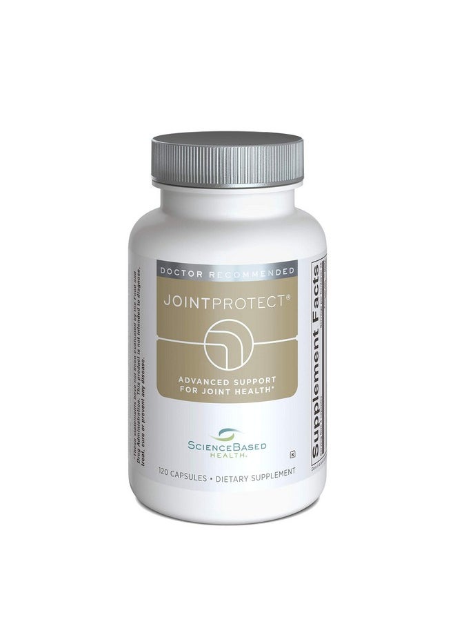 ScienceBased Health Jointprotect Support For Joint Health Glucosamine Sulfate Boswellia Serrata Calcium Fructoborate Curcumin Vitamin C 120 Capsules  - Image 2