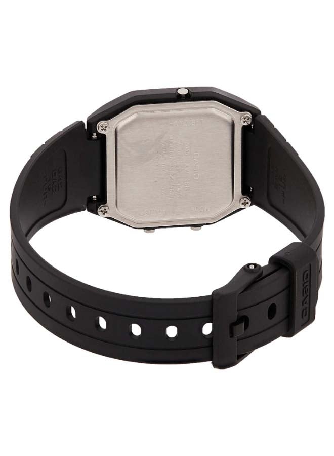 CASIO Men Resin Analog/Digital Watch AW48HE-8AV - Image 3