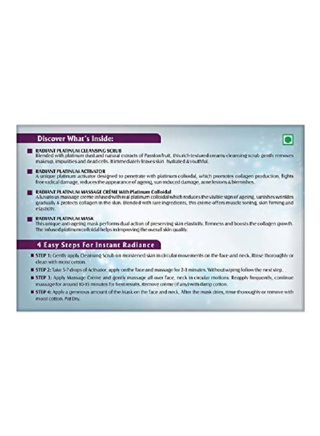 LOTUS HERBALS Radiant Platinum Facial Kit, 37G  - Image 3