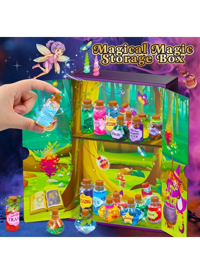 Cartell CARTELL Fairy Magic Potions Kit for Kids, Upgraded 26 DIY Mixed Magic Wizard Potion Bottles, Mystery Potions Craft Kit, Christmas Decorations Birthday Gifts for Age 6 7 8 9 10+ Year Old Girls Boys  - Image 3