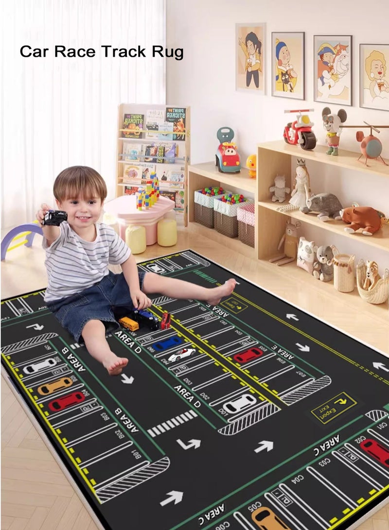 Traffic-Themed Educational Playmat Rug Carpet Crawling Floor Mat for Kids (Size 80cm×120cm/32"x47")  - Image 2