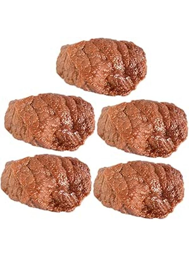 5 Pcs Lifelike Beef Block Props Realistic Kitchen Meat Decor for Home Display - Image 1