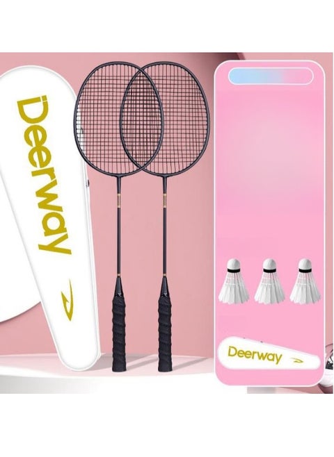 Carbon Badminton Racket Ultra Light And Durable Adult Suit, Competition Training, Dribbling, Double Racket