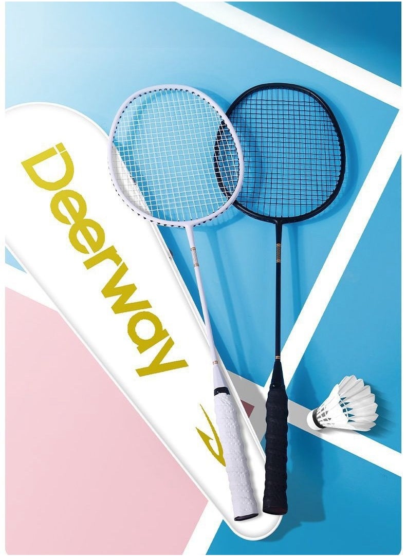 Deerway - Carbon Badminton Racket Ultra Light And Durable Adult Suit, Competition Training, Dribbling, Double Racket - Image 1