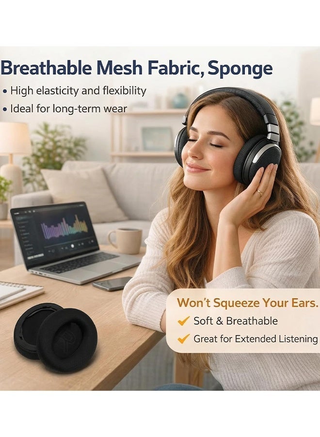 KANGLI 1PCS Anker Soundcore Q30  Replacement Ear Pads – Protein Leather Memory Foam Ear Cushions – Soft Noise Isolating Earpads Compatible with Life Q30  Headphones - Image 2