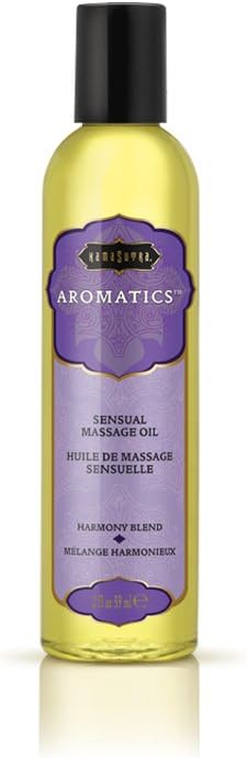 Kamasutra KAMA SUTRA Aromatics Massage Oil Harmony Blend  2 oz Rich Blend of Natural Essential Oils  Juniper Pine Lavender and Rosemary  Date Night Couples Full Body Massage Oil for Daily Use Body Care - Image 1
