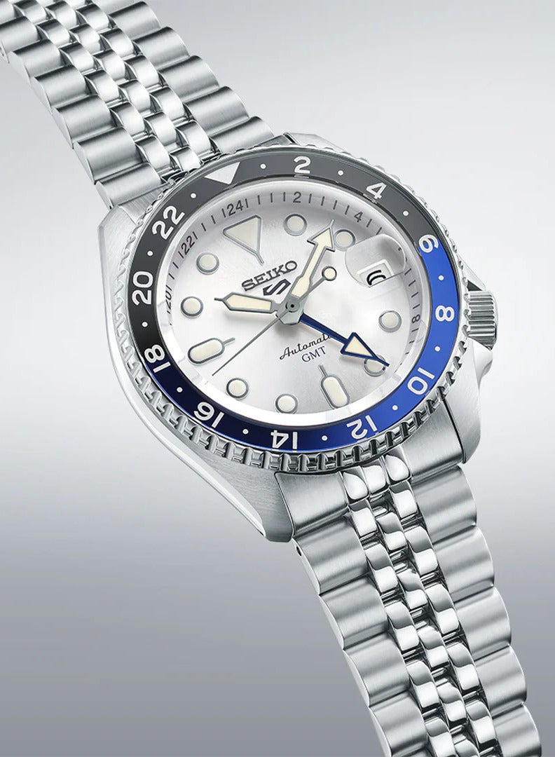 Seiko Men's Sports White Dial GMT Watch SSK033K1 - Image 3