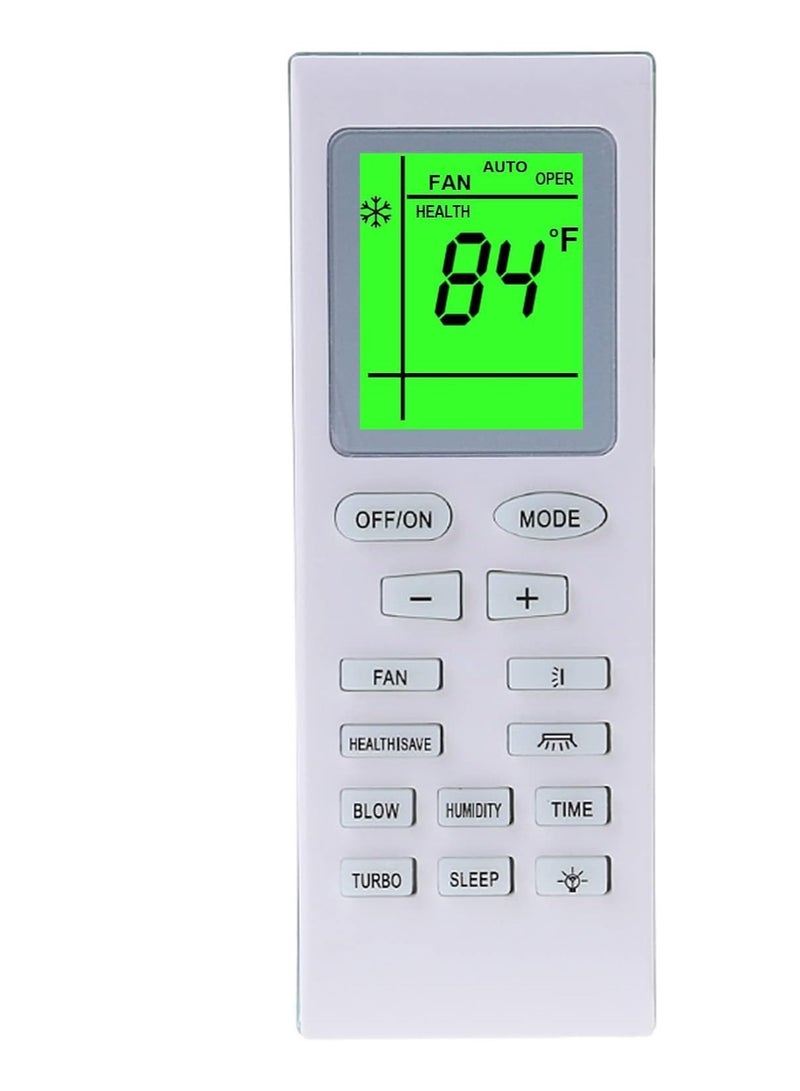 Replacement Air Conditioner Remote Control for Remote Models: Yb1f2 Yb1f2f Yb1fa Yb1faf Yb1f Yb1ff Yb1f2(xfan) Yb1f2f(xfan) Yb1fa(xfan) - Image 1