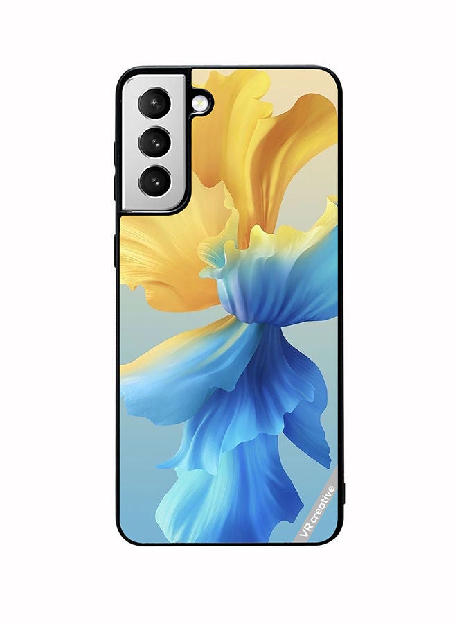 VR CREATIVE Protective Case Cover For Samsung Galaxy S22 5G Flower Design Multicolour - Image 1