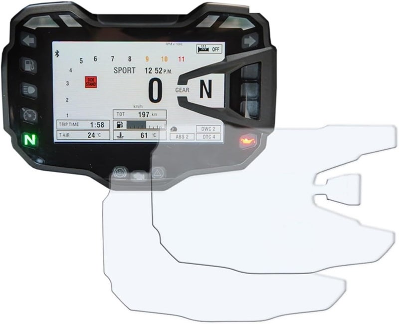 Yurefax Motorcycle Dashboard Screen Protector for Ducati Multistrada - Image 1
