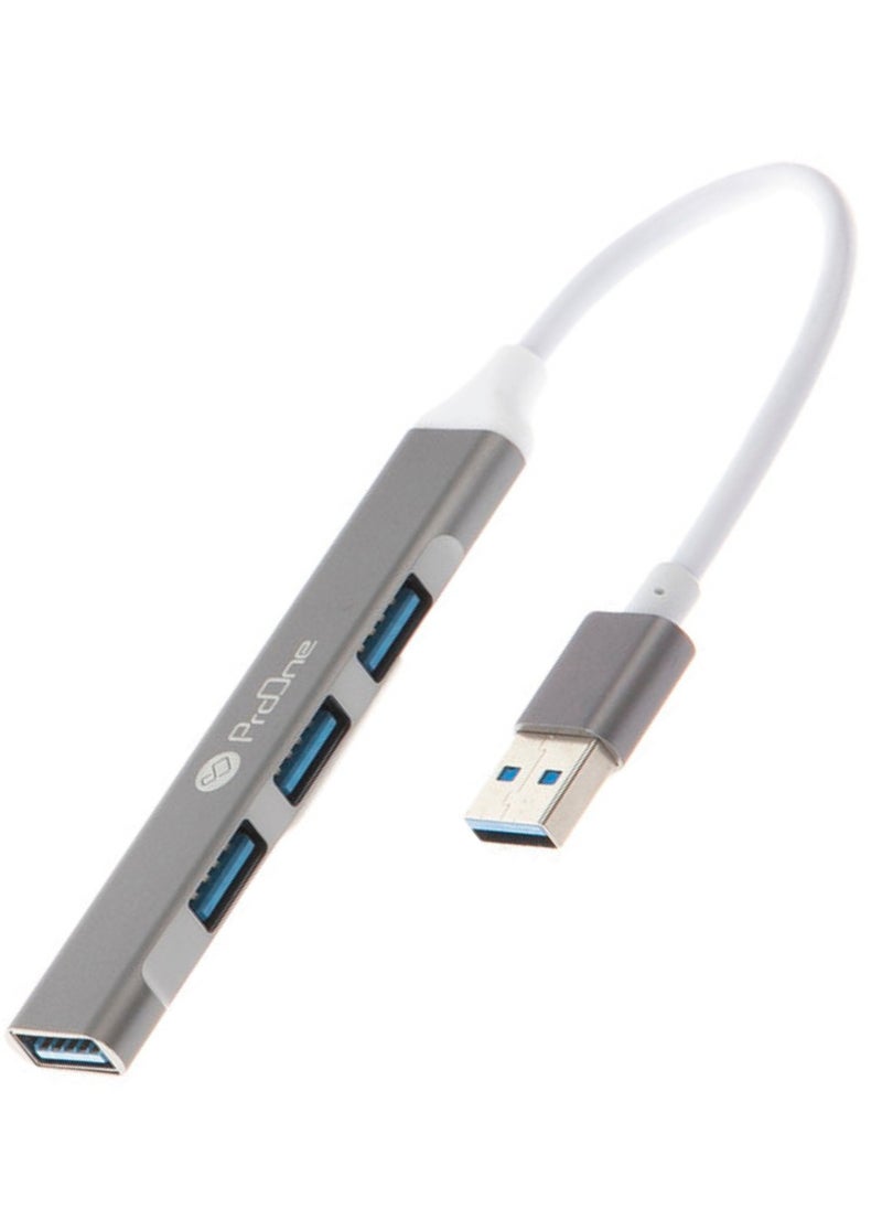 ProOne - PHU575 USB 3.0 to USB Hub, 4 Ports 1 USB 3.0 + 3 USB 2.0 High-speed data transfer - Image 1