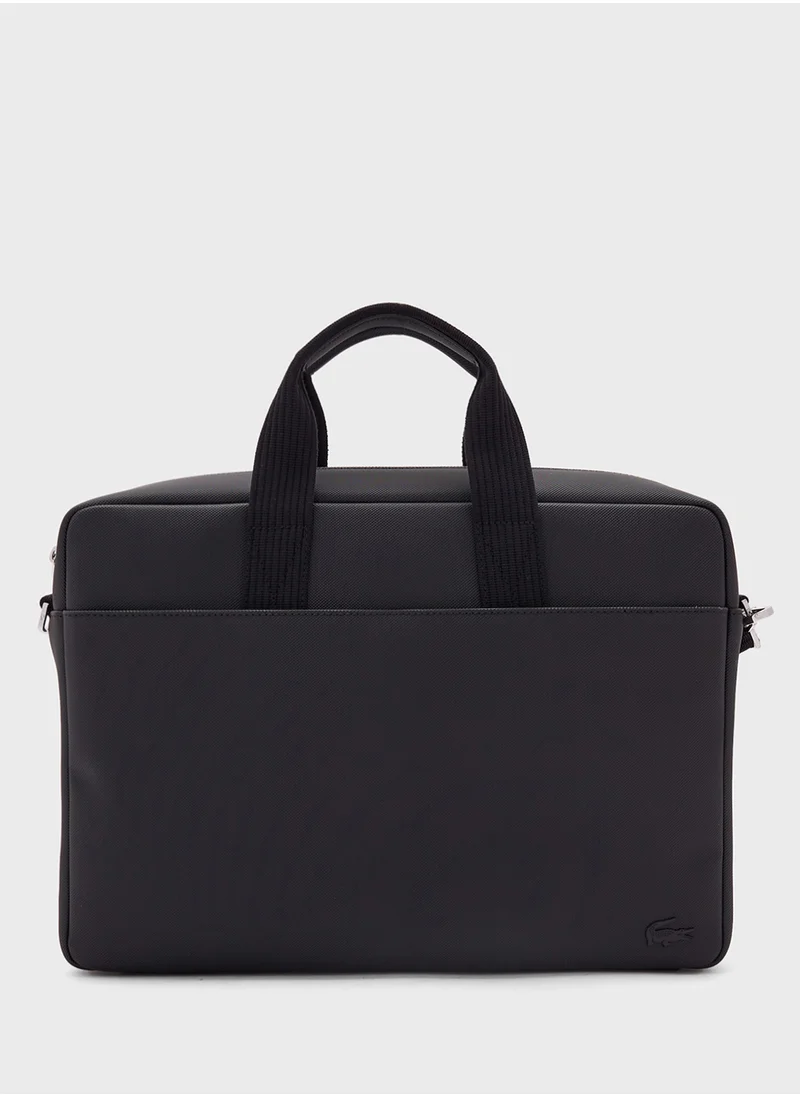 لاكوست Top Handle Zip Over Messenger Bag