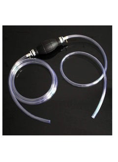 ECVV Car Fuel Tank Sucker Gasoline Absorber, Gasoline Siphone Hose, Car Fuel Transfer, Portable Widely Use Hand Fuel Pump for Gas Gasoline Petrol Oil Diesel Liquid Water Fish Tank Solvent (1Set)  - Image 5