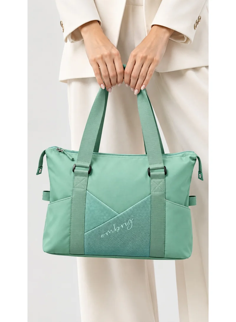 Waf Lightweight Nylon-Style Large Capacity Tote Bag for Women - Travel, Gym & Shopping
