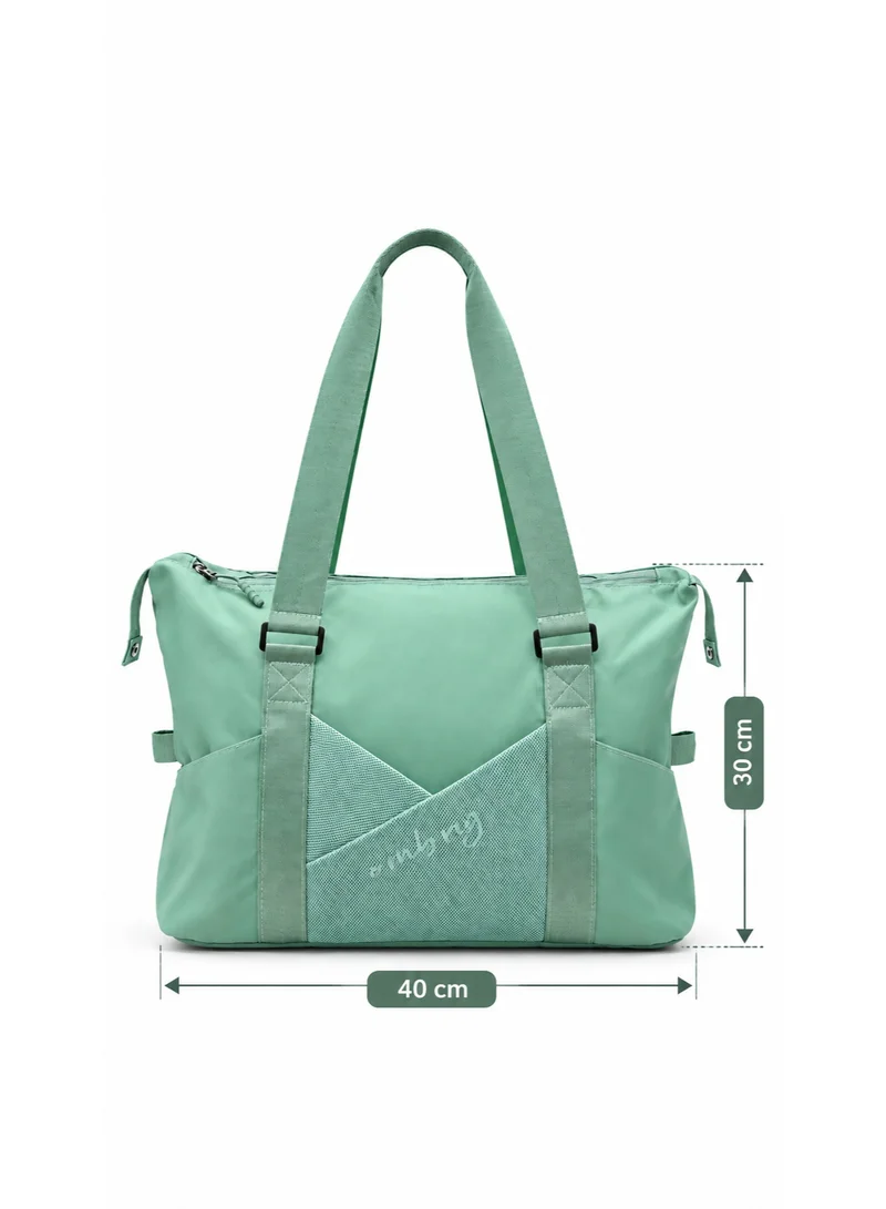 Waf Lightweight Nylon-Style Large Capacity Tote Bag for Women - Travel, Gym & Shopping