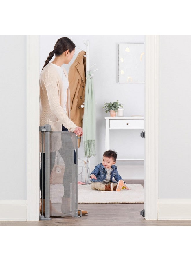 Regalo Extra Wide Retractable Baby Gate, Award Winning Brand, Expands up to 50" Wide, Easy Install, Includes Installation Template, Locking Indicator - Image 4